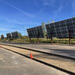 Commercial solar energy panels at Avalon